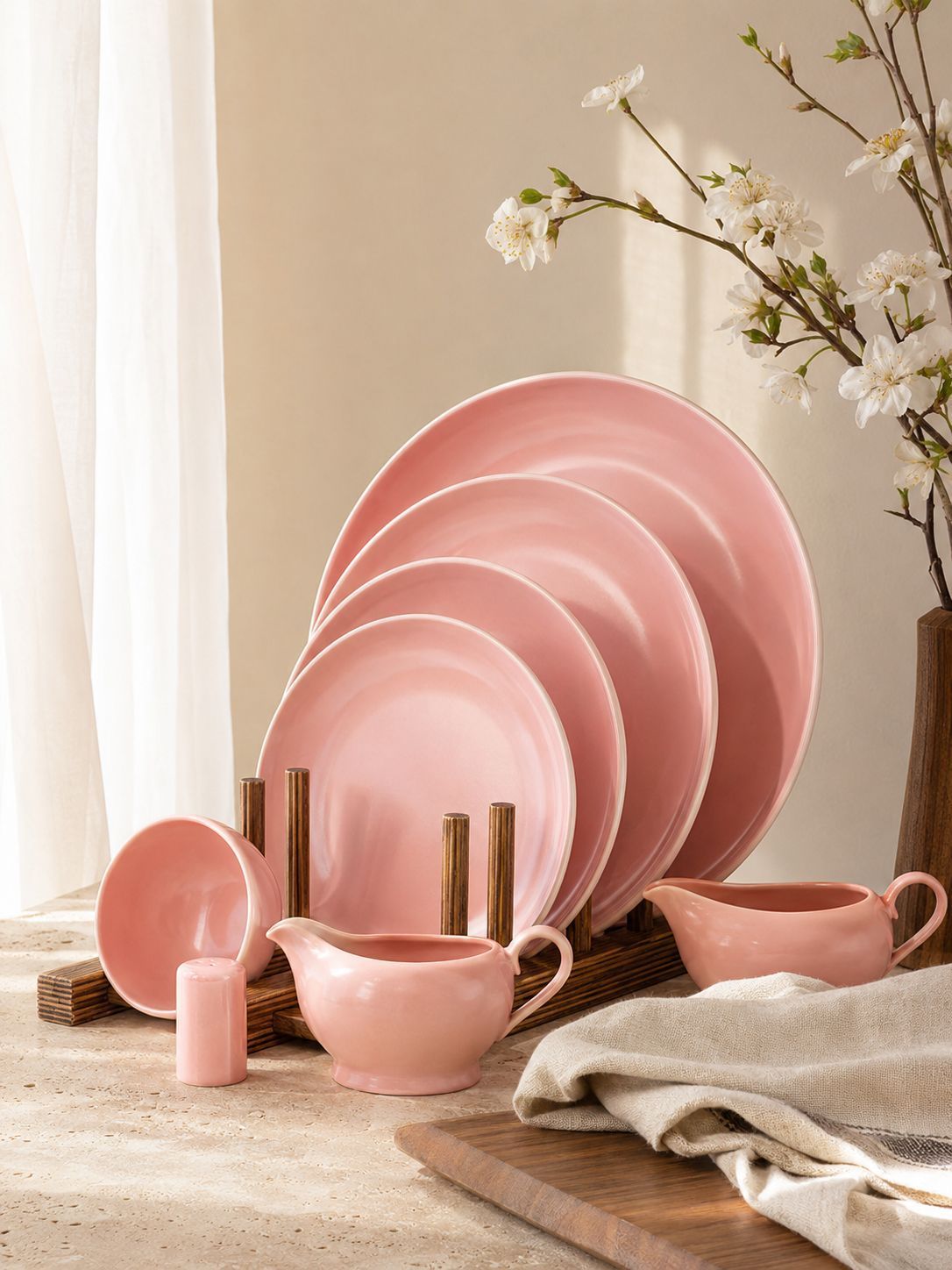 سرویس  غذا خوری۳۰ پارچه چینی رنگی