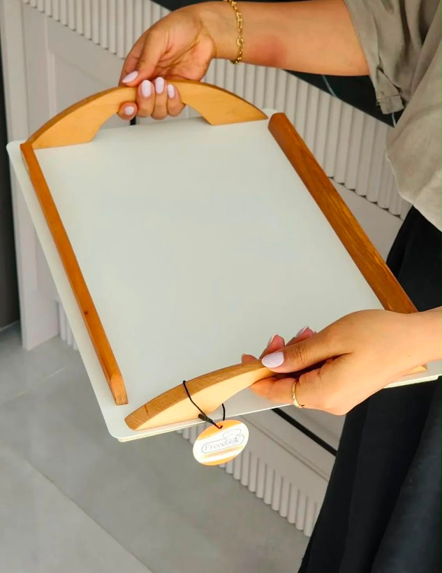 سینی تکی دسته بامبو
