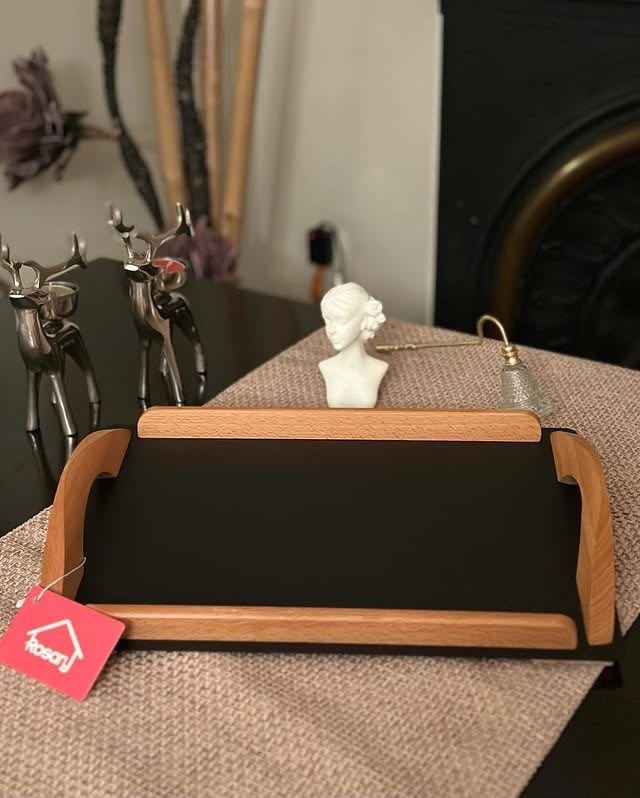 سینی تکی دسته بامبو